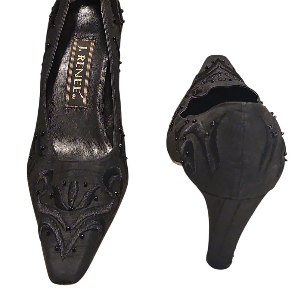 J. Renee Elegant Black Pumps - Picture 3 of 7